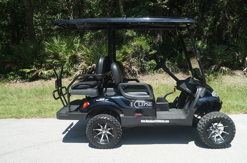 NEW MODEL: 4 Passenger Back to Back Eclipse Lifted Golf Cart- Street Legal Image