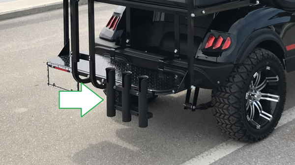 Golf Cart Fishing Rod Holder | Moto Electric Vehicles Golf Cart Fishing Rod Holder | Moto Electric Vehicles