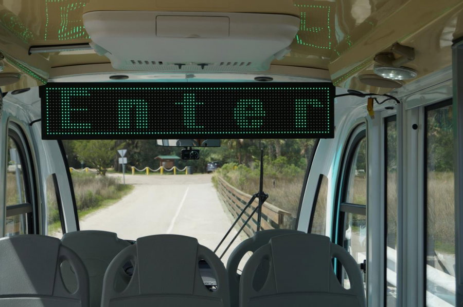 Programmable Freeway Sign Digital LED Programmable Sign Display Board for Trams | Moto Electric ...
