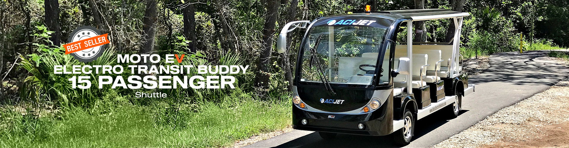 MotoEV Electro Transit Buddy 15 Passenger Shuttle