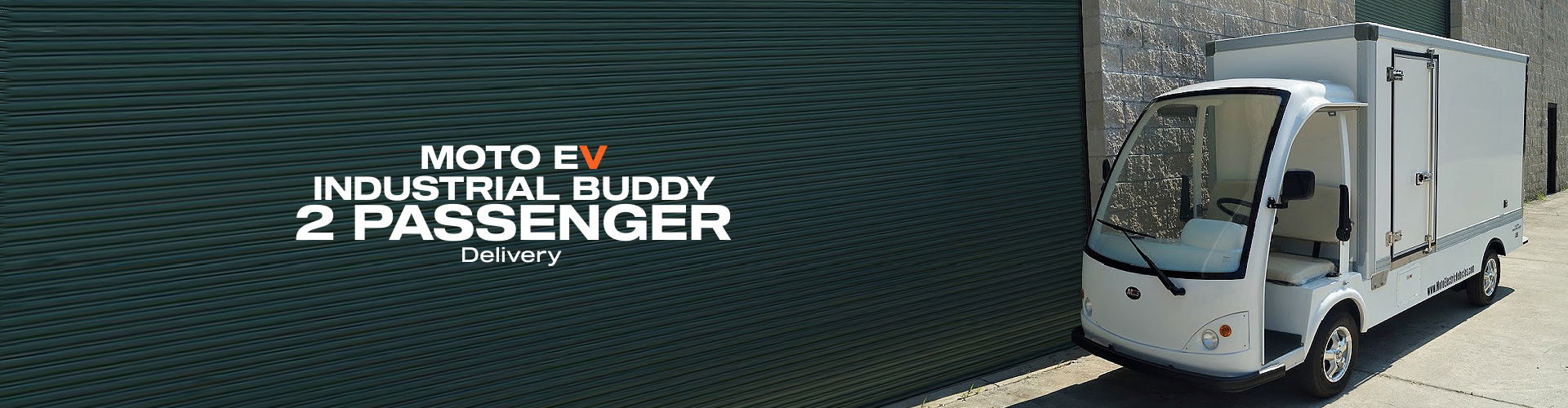 MotoEV Industrial Buddy 2 Passenger Delivery 