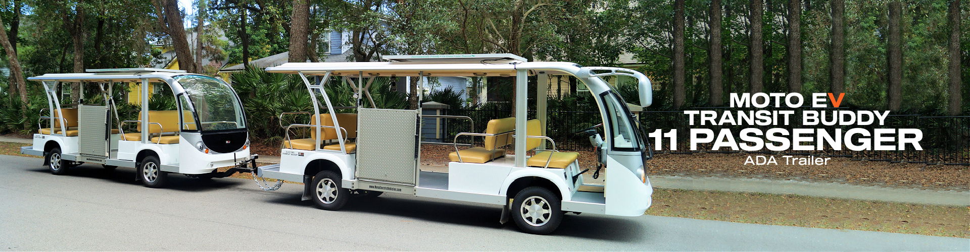 MotoEV Electro Transit Buddy 11 Passenger ADA Trailer