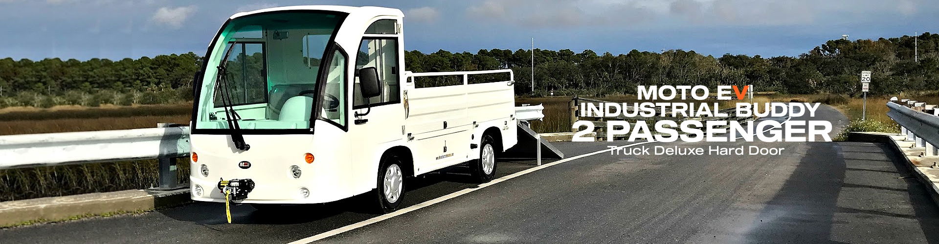 MotoEV Industrial Buddy 2 Passenger Truck Deluxe Hard Door