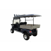 MotoEV Electro Neighborhood Buddy 2 Passenger Utility Deluxe Highriser Street Legal Golf Cart left-back angle