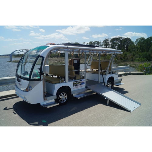 Shuttle Bus with Wheelchair Ramp