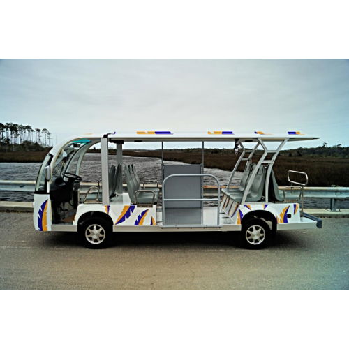 Big Golf Cart with Wheelchair Ramp