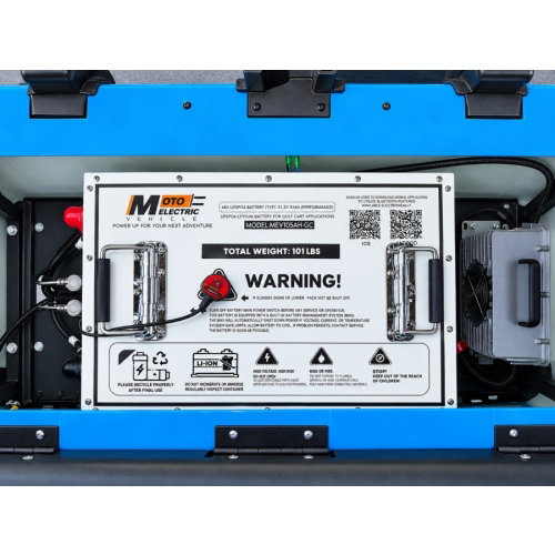 MotoEV Lithium Battery and Quick Charger-48v 105AH - Photo 2