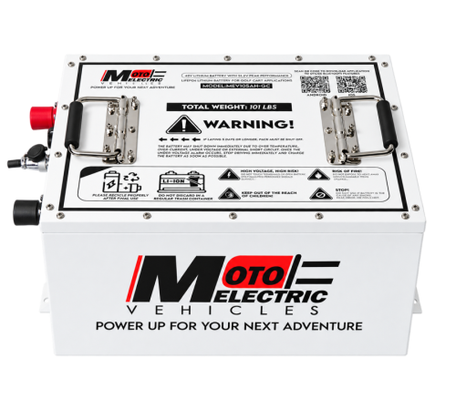 MotoEV Lithium Battery and Quick Charger-48v 105AH