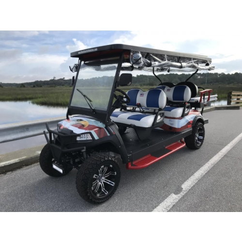 Nerf Bar Running Boards- Lifted Golf Cart - Photo 5