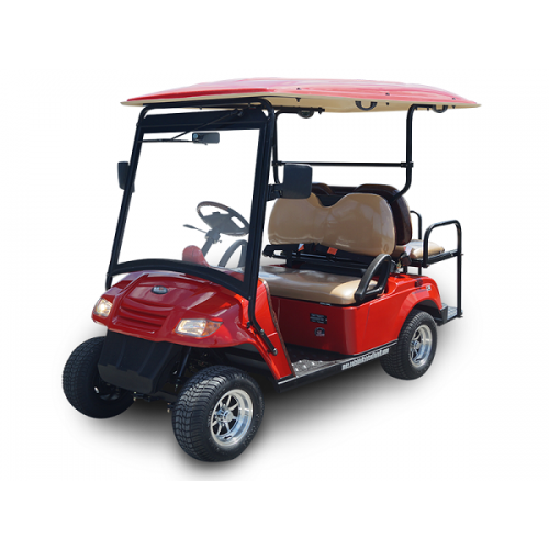 MotoEV Electro Neighborhood Buddy 4 Passenger (Back to Back) Street Legal Golf Cart