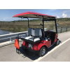 MotoEV Electro Neighborhood Buddy 4 Passenger (Back to Back) Street Legal Golf Cart back-right angle