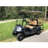 MotoEV Electro Neighborhood Buddy 4 Passenger (Back to Back) Street Legal Golf Cart dark grey