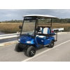 MotoEV Electro Neighborhood Buddy 4 Passenger (Back to Back) Street Legal Golf Cart dark blue