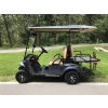 MotoEV Electro Neighborhood Buddy 4 Passenger (Back to Back) Street Legal Golf Cart left side dark grey