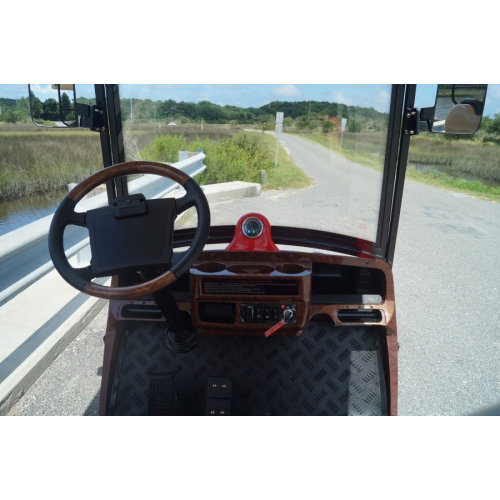 MotoEV Electro Neighborhood Buddy 4 Passenger (Back to Back) Street Legal Golf Cart interior