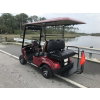 MotoEV Electro Neighborhood Buddy 4 Passenger (Back to Back) Street Legal Golf Cart back-left angle left