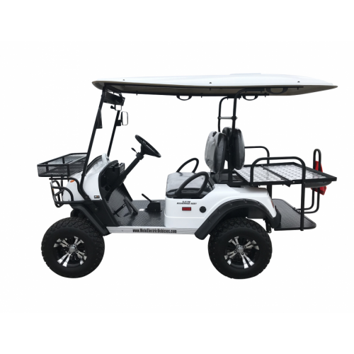 Four-Seater HighRiser Golf Cart with Back-to-Back Seating | Moto