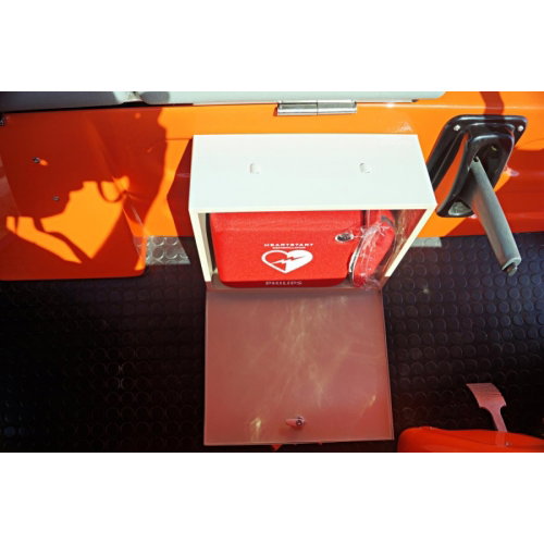 Automated External Defibrillator (AED) w/ Locking Box - Photo 1