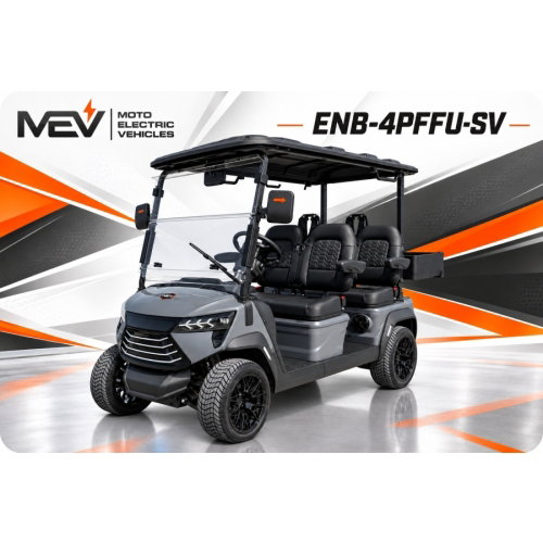 MotoEV 4 Passenger Forward Facing Utility Street Legal Golf Cart - Photo 1