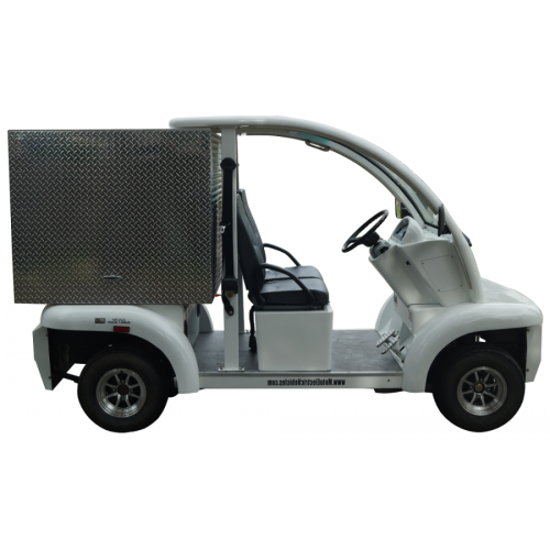 MotoEV Electro Bubble Buddy 2 Passenger Enclosed Utility Standard right side
