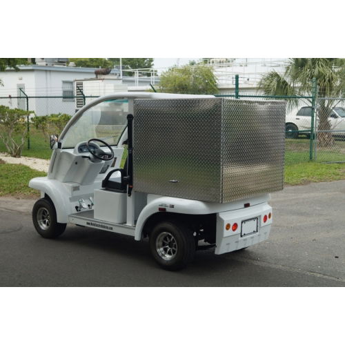 MotoEV Electro Bubble Buddy 2 Passenger Enclosed Utility Standard back-left angle