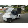 MotoEV Electro Bubble Buddy 2 Passenger Enclosed Utility Standard front-left angle open utility 