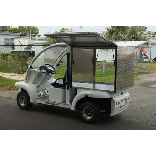 MotoEV Electro Bubble Buddy 2 Passenger Enclosed Utility Standard utility storage open 2 doors