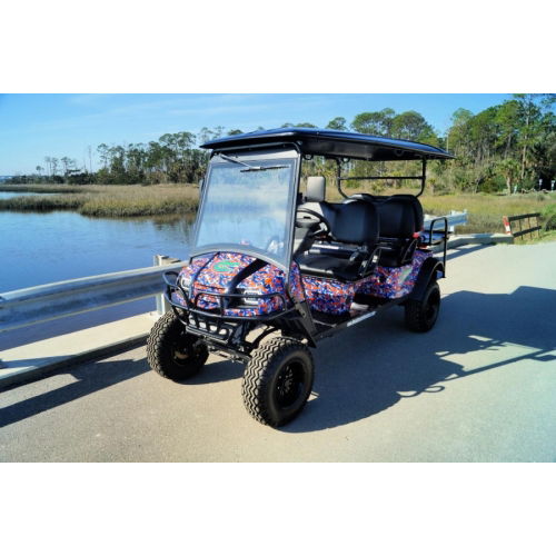 MotoEV Electro Neighborhood Buddy 6 Passenger (Back to Back) Highriser Street Legal Golf Cart - Photo 49