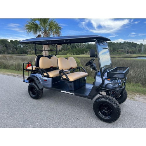 MotoEV Electro Neighborhood Buddy 6 Passenger (Back to Back) Highriser Street Legal Golf Cart - Photo 11