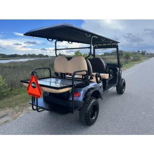 MotoEV Electro Neighborhood Buddy 6 Passenger (Back to Back) Highriser Street Legal Golf Cart - Photo 12