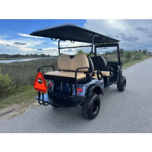MotoEV Electro Neighborhood Buddy 6 Passenger (Back to Back) Highriser Street Legal Golf Cart - Photo 9