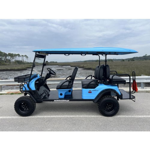 MotoEV Electro Neighborhood Buddy 6 Passenger (Back to Back) Highriser Street Legal Golf Cart - Photo 41