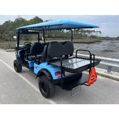 MotoEV Electro Neighborhood Buddy 6 Passenger (Back to Back) Highriser Street Legal Golf Cart - Photo 37