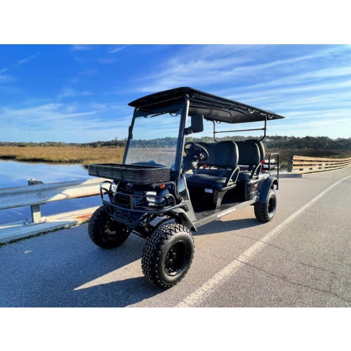 MotoEV Electro Neighborhood Buddy 6 Passenger (Back to Back) Highriser Street Legal Golf Cart - Photo 5