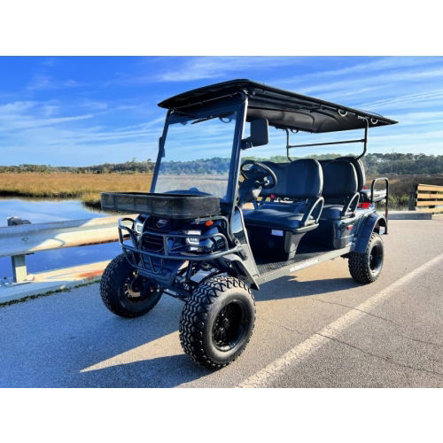MotoEV Electro Neighborhood Buddy 6 Passenger (Back to Back) Highriser Street Legal Golf Cart - Photo 2