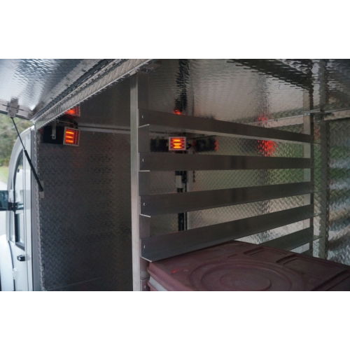 MotoEV Electro Bubble Buddy LSV 2 Passenger Enclosed Utility Deluxe Hard Door inner load