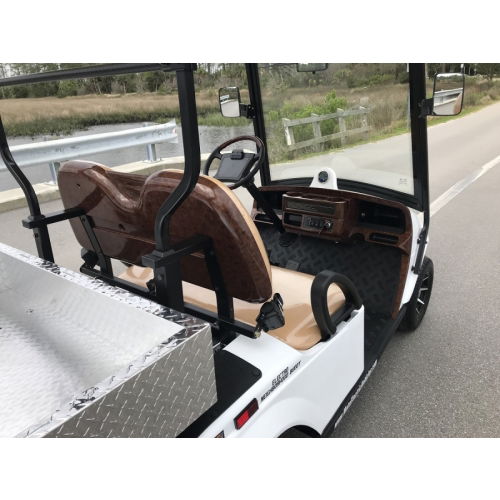 MotoEV Electro Neighborhood Buddy 2 Passenger Utility Street Legal Golf Cart seats
