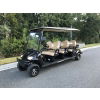 MotoEV Electro Neighborhood Buddy 6 Passenger Forward Facing Utility Street Legal Golf Cart black