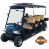 MotoEV Electro Neighborhood Buddy 6 Passenger Forward Facing Utility Street Legal Golf Cart