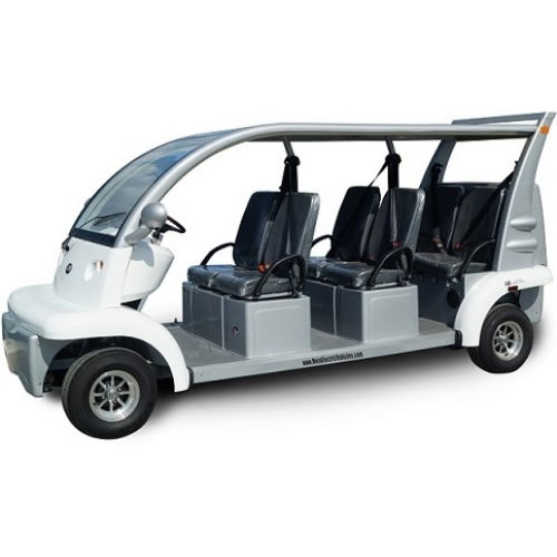 MotoEV Electro Bubble Buddy LSV 6 Passenger Forward Facing