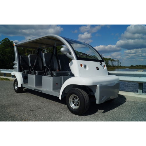 MotoEV Electro Bubble Buddy LSV 6 Passenger Forward Facing front right angle 