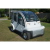 MotoEV Electro Bubble Buddy LSV 4 Passenger Hard Door LE, right front angle