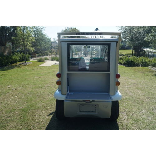 MotoEV Electro Bubble Buddy LSV 4 Passenger Hard Door LE, back
