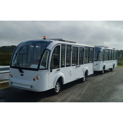 MotoEV Electro Transit Buddy 28 Passenger Hard Door Tram image 7