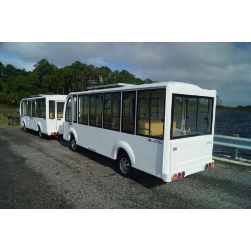 MotoEV Electro Transit Buddy 28 Passenger Hard Door Tram image 6