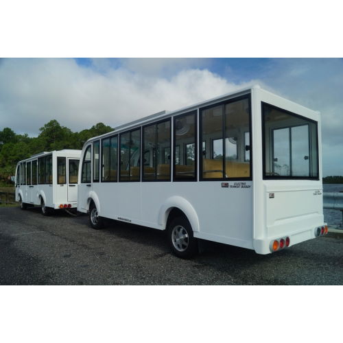 MotoEV Electro Transit Buddy 28 Passenger Hard Door Tram image 10