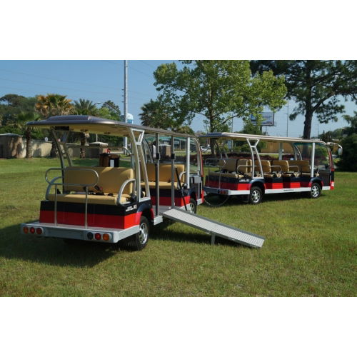 MotoEV Electro Transit Buddy 11 Passenger ADA Trailer image 9