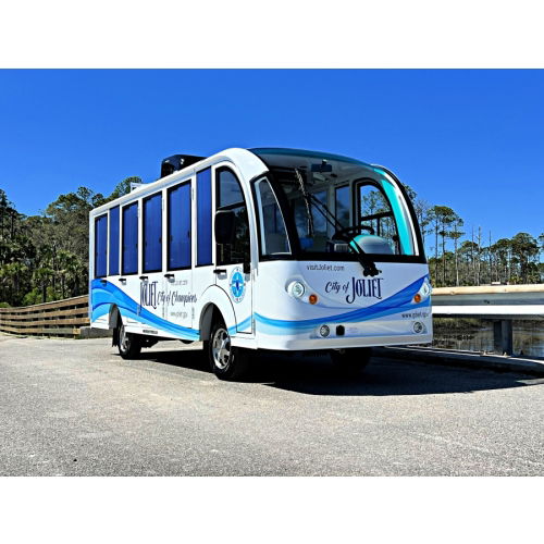 Electric People Movers with Hard Doors on It