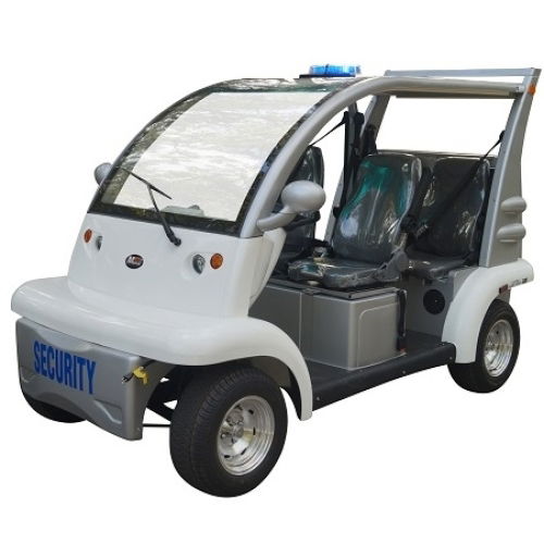 MotoEV Electro Bubble Buddy LSV 4 Passenger Security