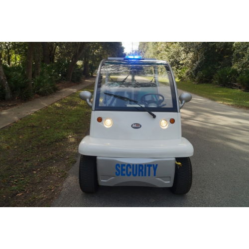 MotoEV Electro Bubble Buddy LSV 4 Passenger Security 14